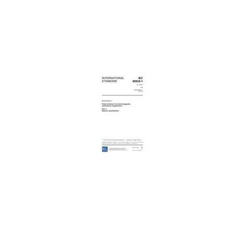 IEC 60938-1 Amd.1 Ed. 2.0 en:2006