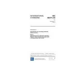 IEC 60371-3-6 Amd.1 Ed. 1.0 en:2006