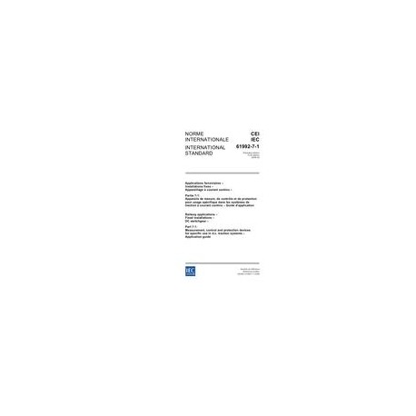 IEC 61992-7-1 Ed. 1.0 b:2006