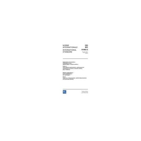 IEC 61992-3 Ed. 2.0 b:2006