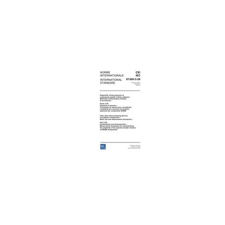 IEC 61300-3-29 Ed. 1.0 b:2005