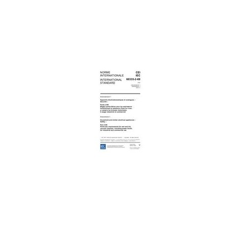 IEC 60335-2-69 Amd.1 Ed. 3.0 b:2005