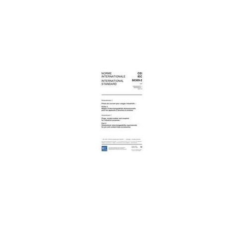 IEC 60309-2 Amd.1 Ed. 4.0 b:2005