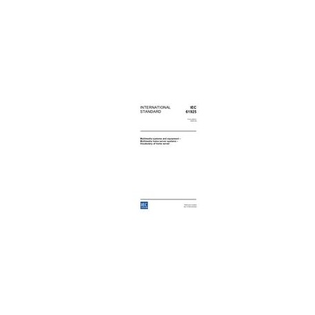 IEC 61925 Ed. 1.0 en:2005