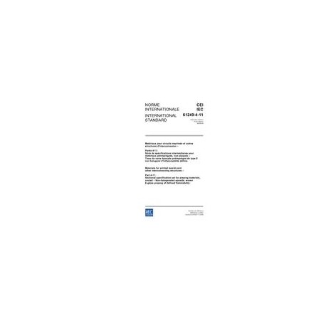 IEC 61249-4-11 Ed. 1.0 b:2005