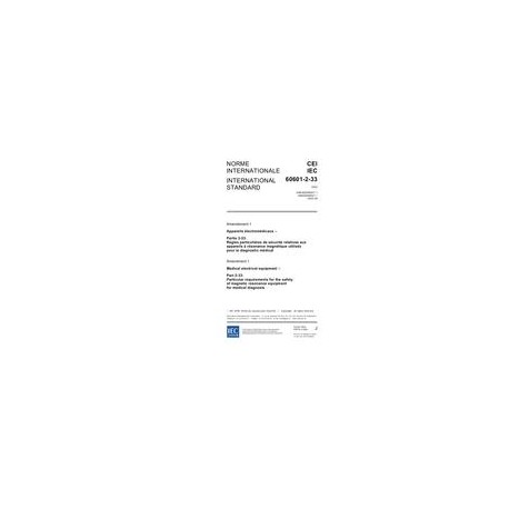 IEC 60601-2-33 Amd.1 Ed. 2.0 b:2005