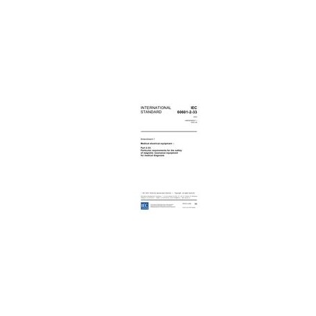 IEC 60601-2-33 Amd.1 Ed. 2.0 en:2005