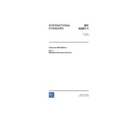 IEC 62261-1 Ed. 1.0 en:2005