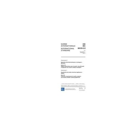 IEC 60335-2-9 Amd.1 Ed. 5.0 b:2005