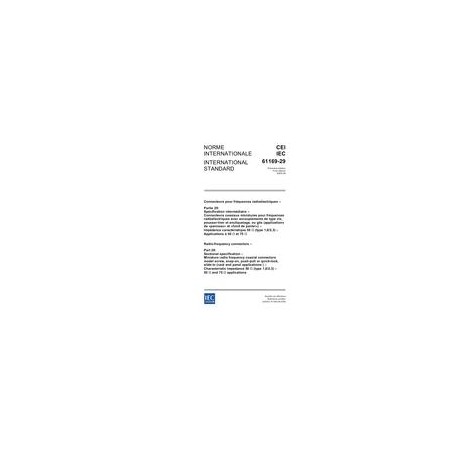 IEC 61169-29 Ed. 1.0 b:2005