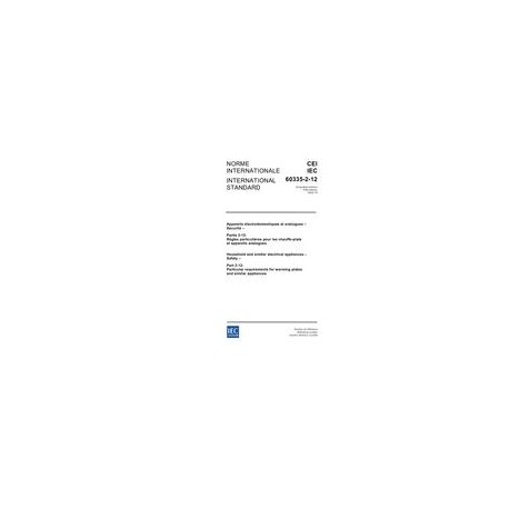 IEC 60335-2-12 Ed. 5.0 b:2002