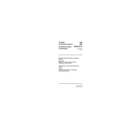 IEC 60335-2-37 Ed. 5.0 b:2002