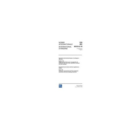 IEC 60335-2-10 Ed. 5.0 b:2002