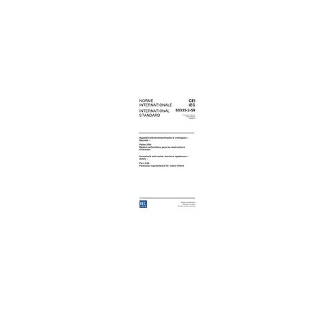 IEC 60335-2-59 Ed. 3.0 b:2002