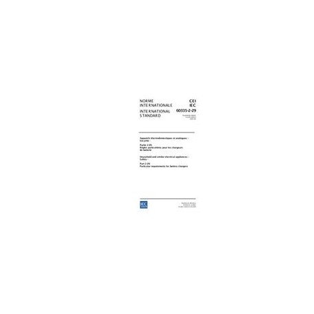 IEC 60335-2-29 Ed. 4.0 b:2002