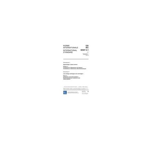 IEC 60947-4-1 Amd.1 Ed. 2.0 b:2002