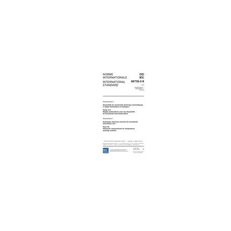 IEC 60730-2-9 Amd.1 Ed. 2.0 b:2002