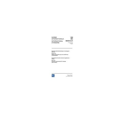 IEC 60335-2-21 Ed. 5.0 b:2002