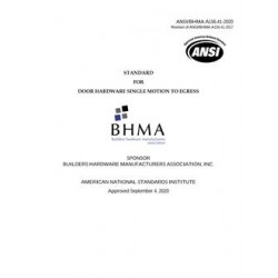 BHMA A156.41-2020