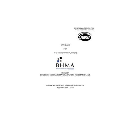 BHMA A156.30-2020