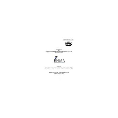 BHMA A156.34-2019