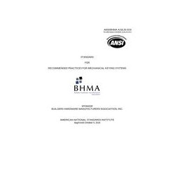 BHMA A156.28-2018