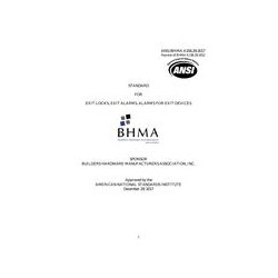 BHMA A156.29-2017