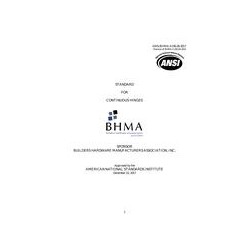 BHMA A156.26-2017