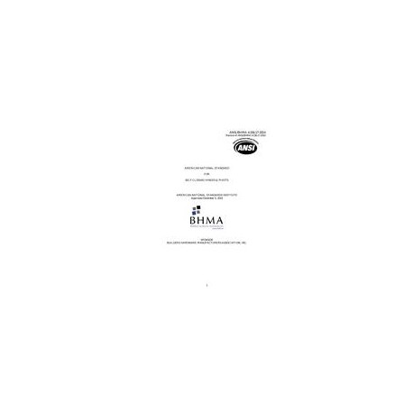 BHMA A156.17-2014