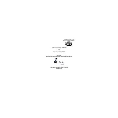 BHMA A156.30-2014