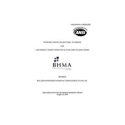 BHMA A156.38-2014