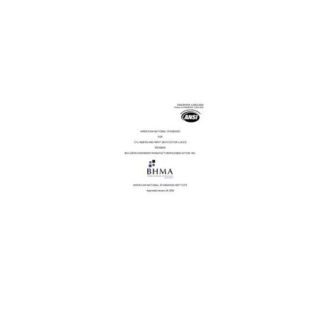 BHMA A156.5-2014