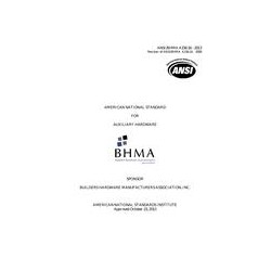 BHMA A156.16-2013