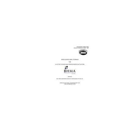 BHMA A156.31-2013