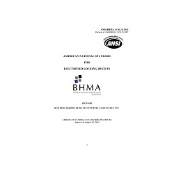 BHMA A156.25-2013