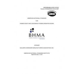 BHMA A156.19-2013
