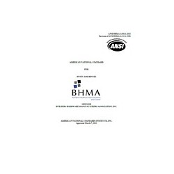 BHMA A156.1-2013