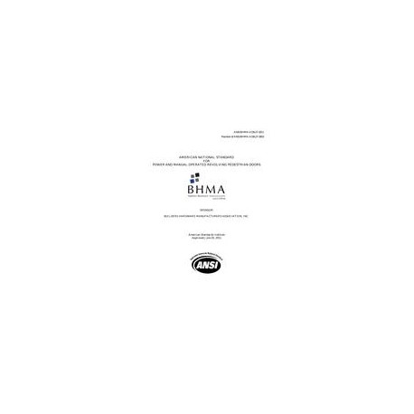 BHMA A156.27-2011