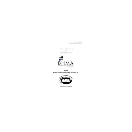 BHMA A156.6-2010