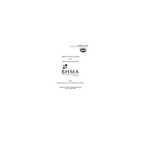 BHMA A156.7-2009
