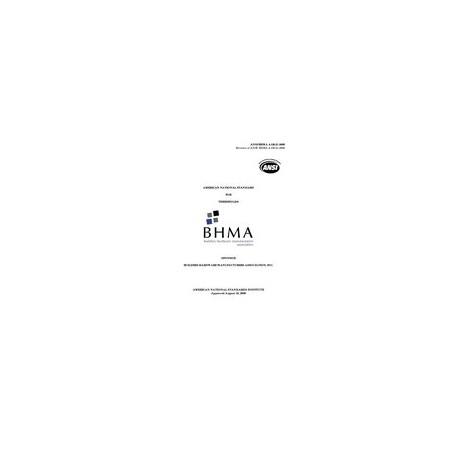 BHMA A156.21-2009