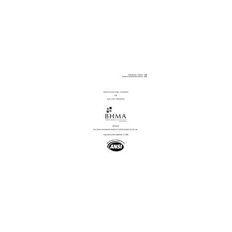 BHMA A156.16-2008