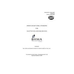 BHMA A156.25-2007