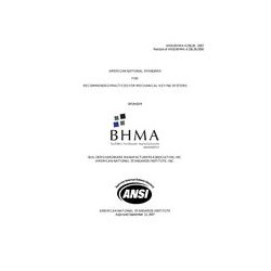 BHMA A156.28-2007