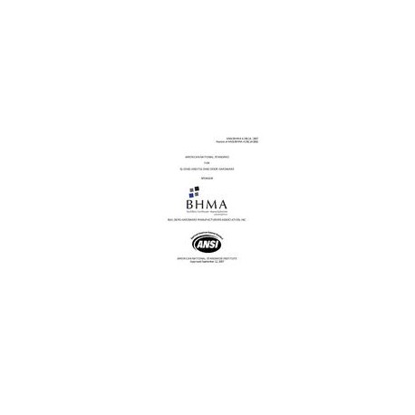 BHMA A156.14-2007