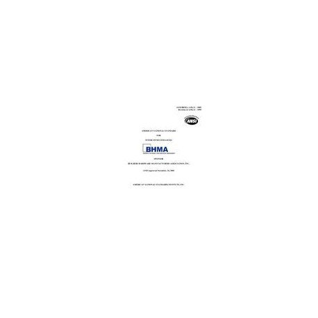 BHMA A156.12-2005