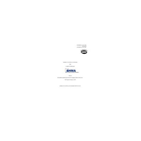BHMA A156.9-2003