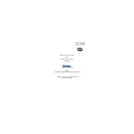 BHMA A156.13-2002