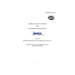 BHMA A156.25-2002