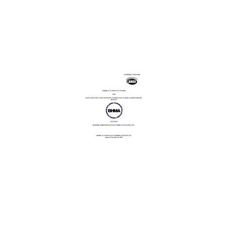 BHMA A156.29-2001